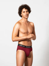 Signature Cotton Brief - Burgundy